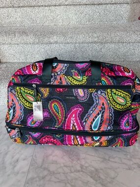 Vera Bradley Twilight  Paisley Wheeled Carry on NWT